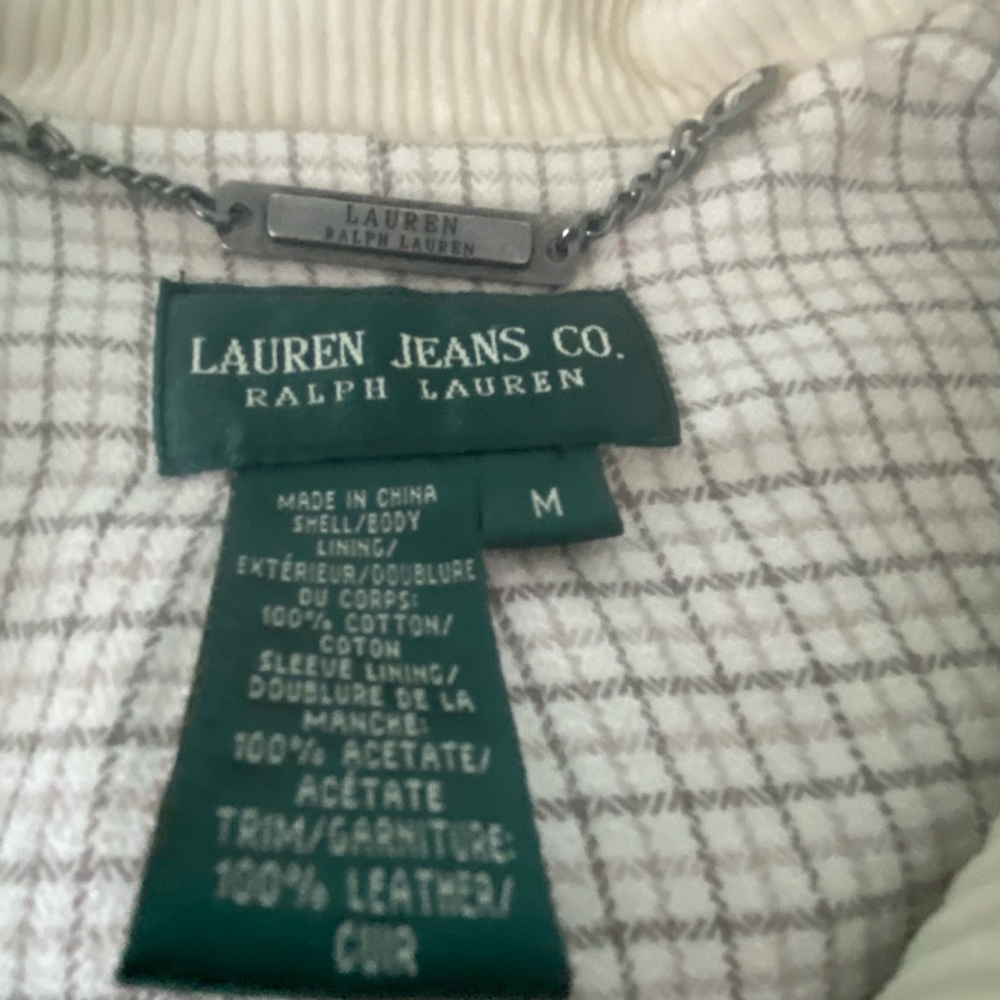 Ralph Lauren Jeans Cream Corduroy Jacket with elbow patches - Picture 4 of 4